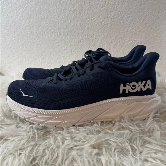 HOKA Men's ARAHI 7 (2E Width) M-1147870 OPC - OUTER SPACE/WHITE Wide Size 11 NEW - Picture 4 of 13